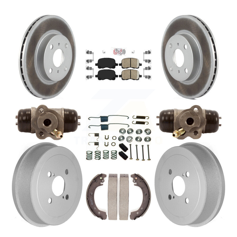 Transit Auto KGA-104476 Disc Brake Kit for 2002 Toyota Corolla - Front and Rear