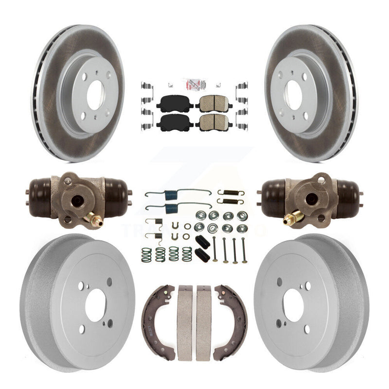 Transit Auto KGA-104476 Disc Brake Kit for 2002 Toyota Corolla - Front and Rear
