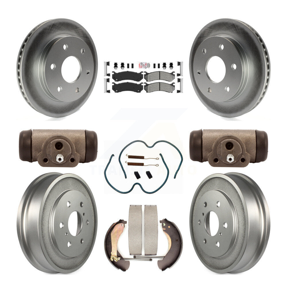 Transit Auto KGA-104477 Disc Brake Kit for 2005-2007 Chevrolet Silverado 1500 Classic, Chevrolet Silverado 1500, GMC Sierra 1500 - Front and Rear