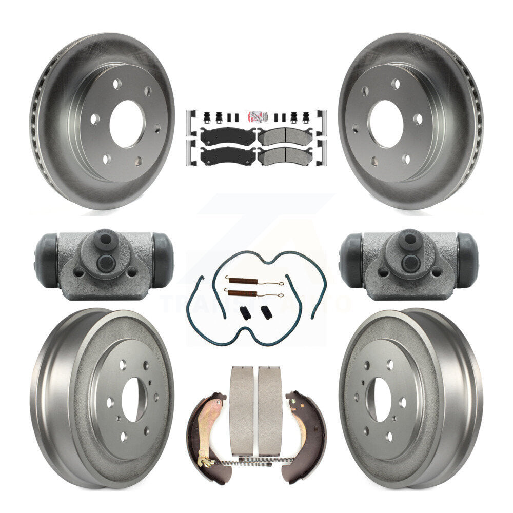 Transit Auto KGA-104478 Disc Brake Kit for 2005-2007 Chevrolet Silverado 1500, Chevrolet Silverado 1500 Classic, GMC Sierra 1500 - Front and Rear