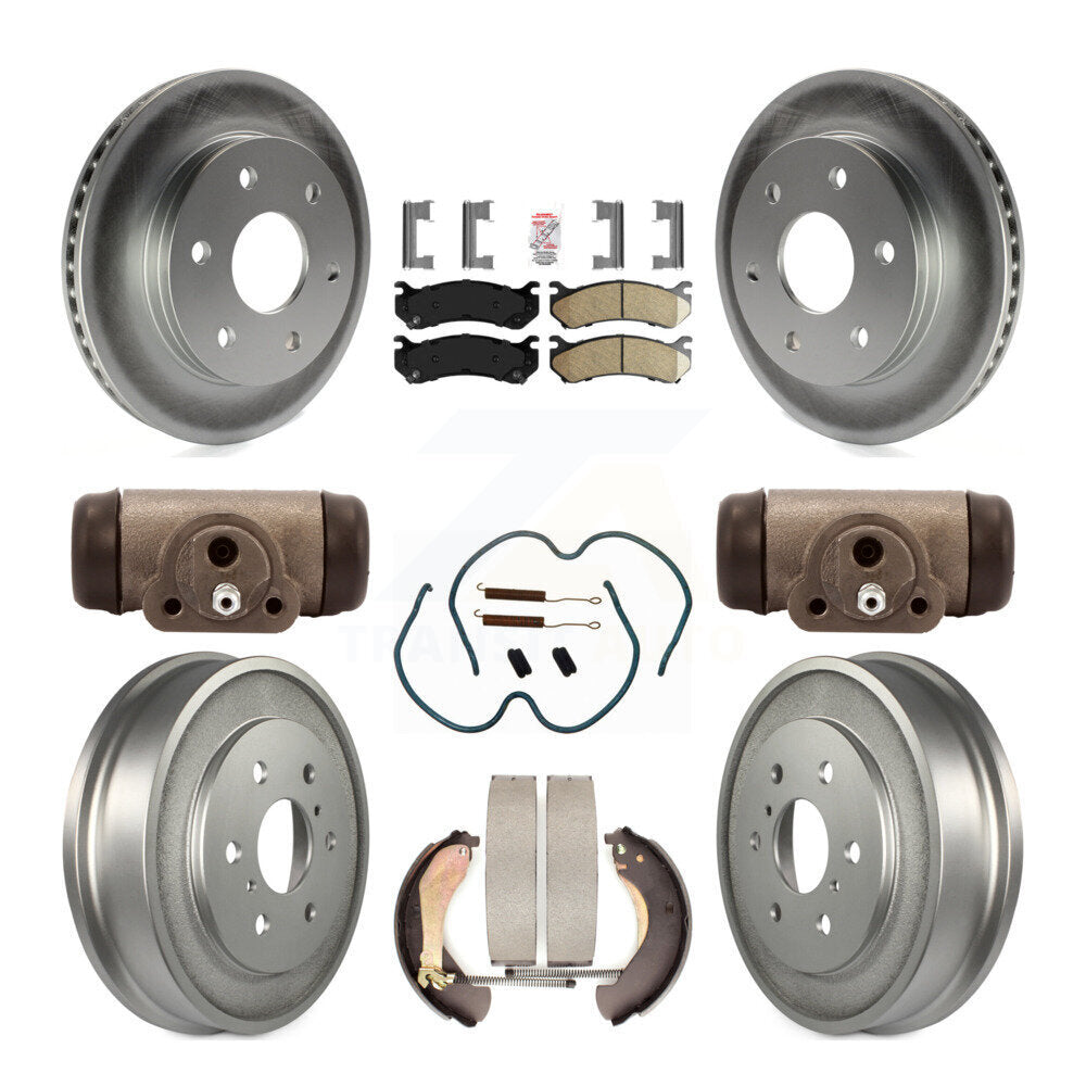 Transit Auto KGA-104483 Disc Brake Kit for 2005-2007 Chevrolet Silverado 1500 Classic, Chevrolet Silverado 1500, GMC Sierra 1500 - Front and Rear