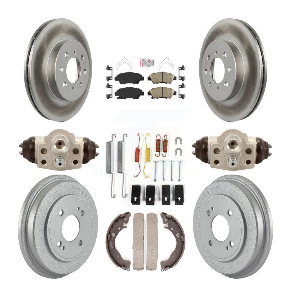 Transit Auto KGA-104485 Disc Brake Kit for 2009-2013 Honda Fit - Front and Rear
