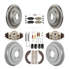 Transit Auto KGA-104485 Disc Brake Kit for 2009-2013 Honda Fit - Front and Rear