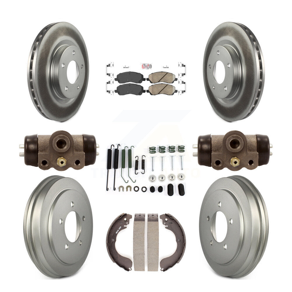 Transit Auto KGA-104489 Disc Brake Kit for 2007-2017 Dodge Caliber, Dodge Avenger and More - Front and Rear
