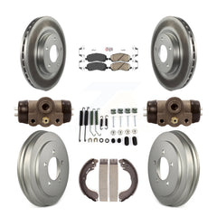 Transit Auto KGA-104489 Disc Brake Kit for 2007-2017 Dodge Caliber, Dodge Avenger and More - Front and Rear