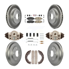Transit Auto KGA-104492 Disc Brake Kit for 2006-2011 Honda Civic - Front and Rear