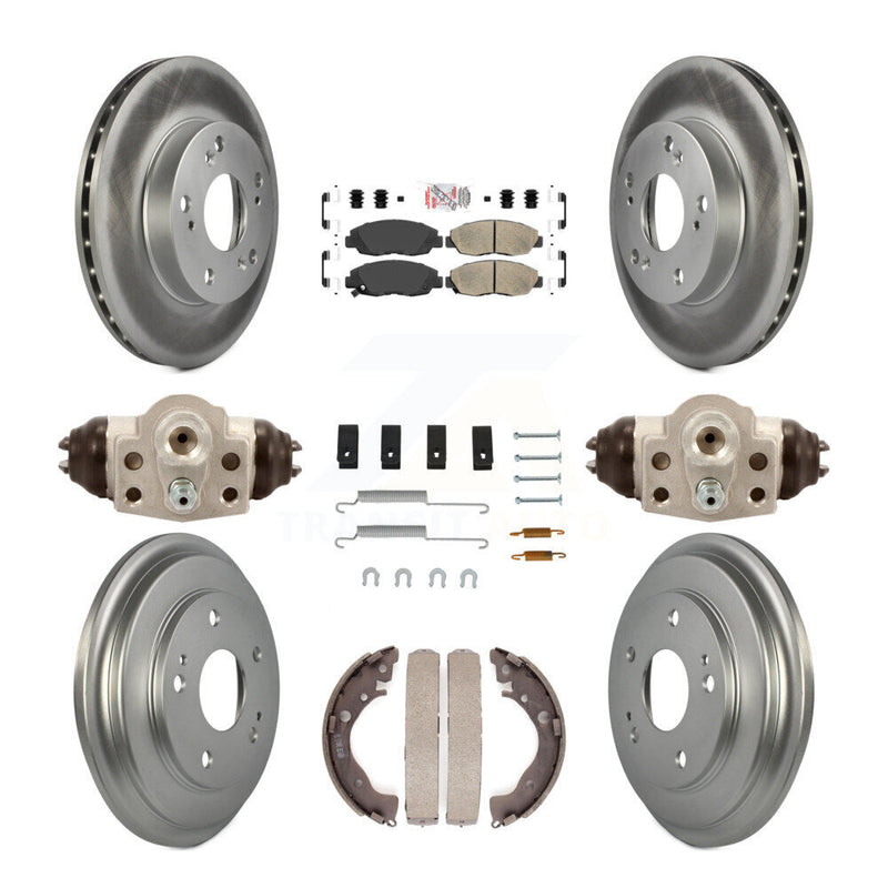 Transit Auto KGA-104492 Disc Brake Kit for 2006-2011 Honda Civic - Front and Rear