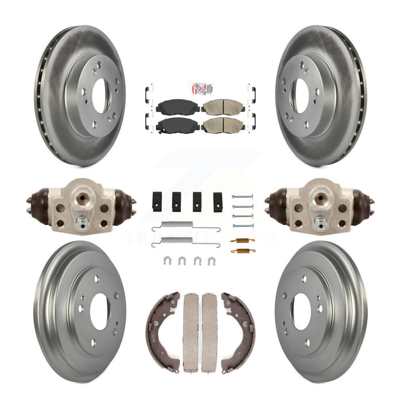 Transit Auto KGA-104493 Disc Brake Kit for 2006-2011 Honda Civic - Front and Rear