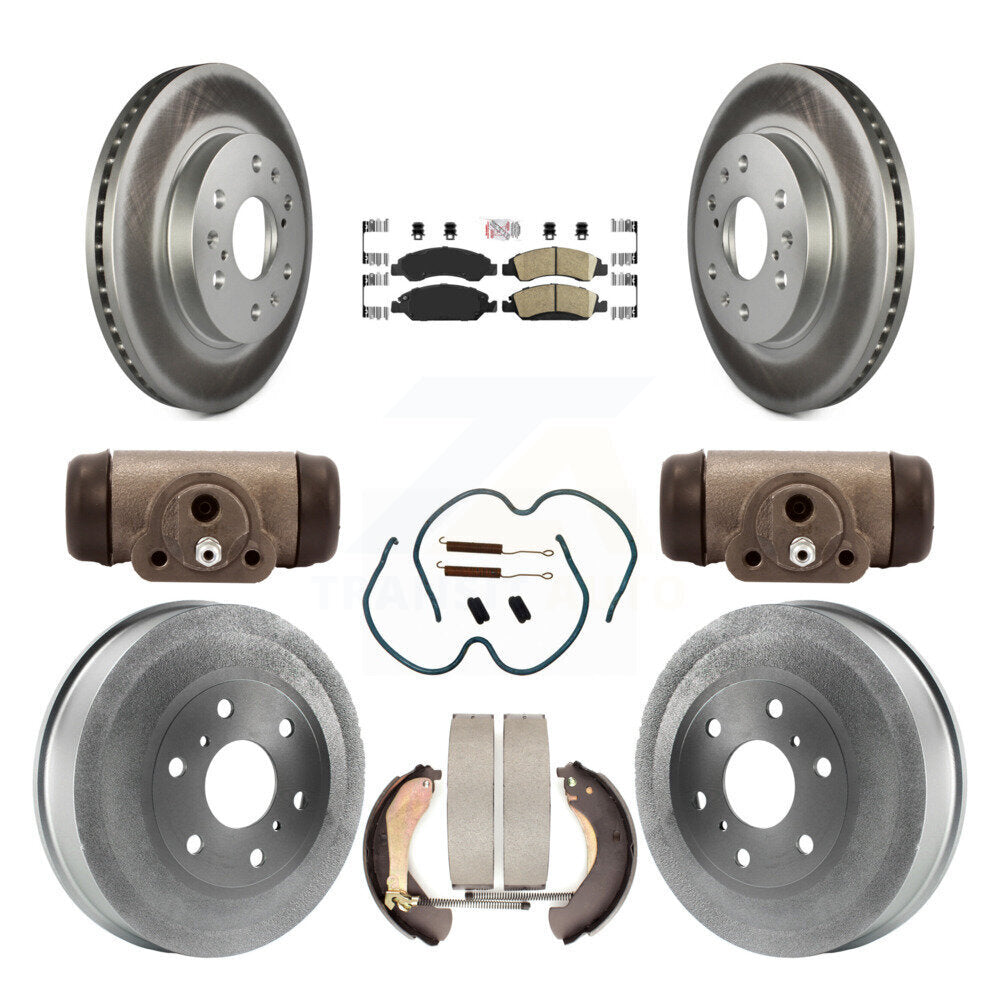 Transit Auto KGA-104506 Disc Brake Kit for 2009 Chevrolet Silverado 1500, GMC Sierra 1500 - Front and Rear