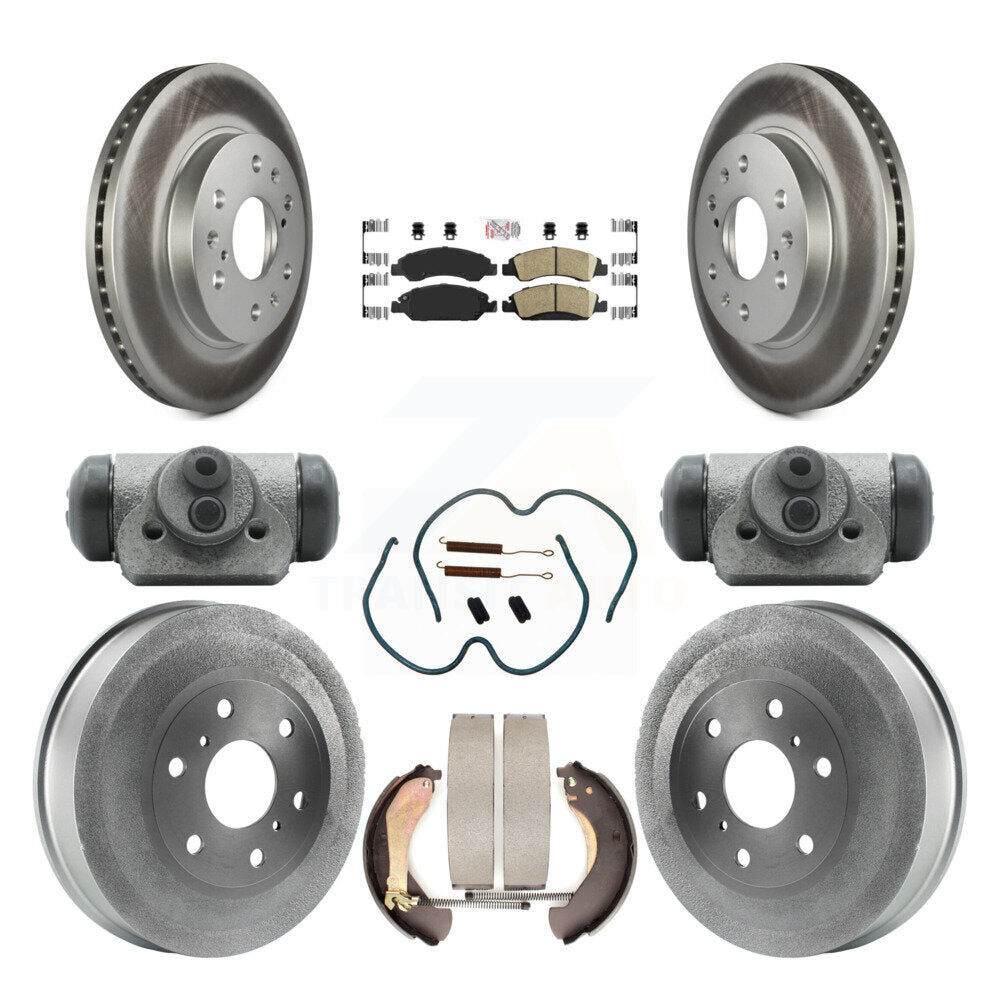 Transit Auto KGA-104507 Disc Brake Kit for 2009 Chevrolet Silverado 1500, GMC Sierra 1500 - Front and Rear