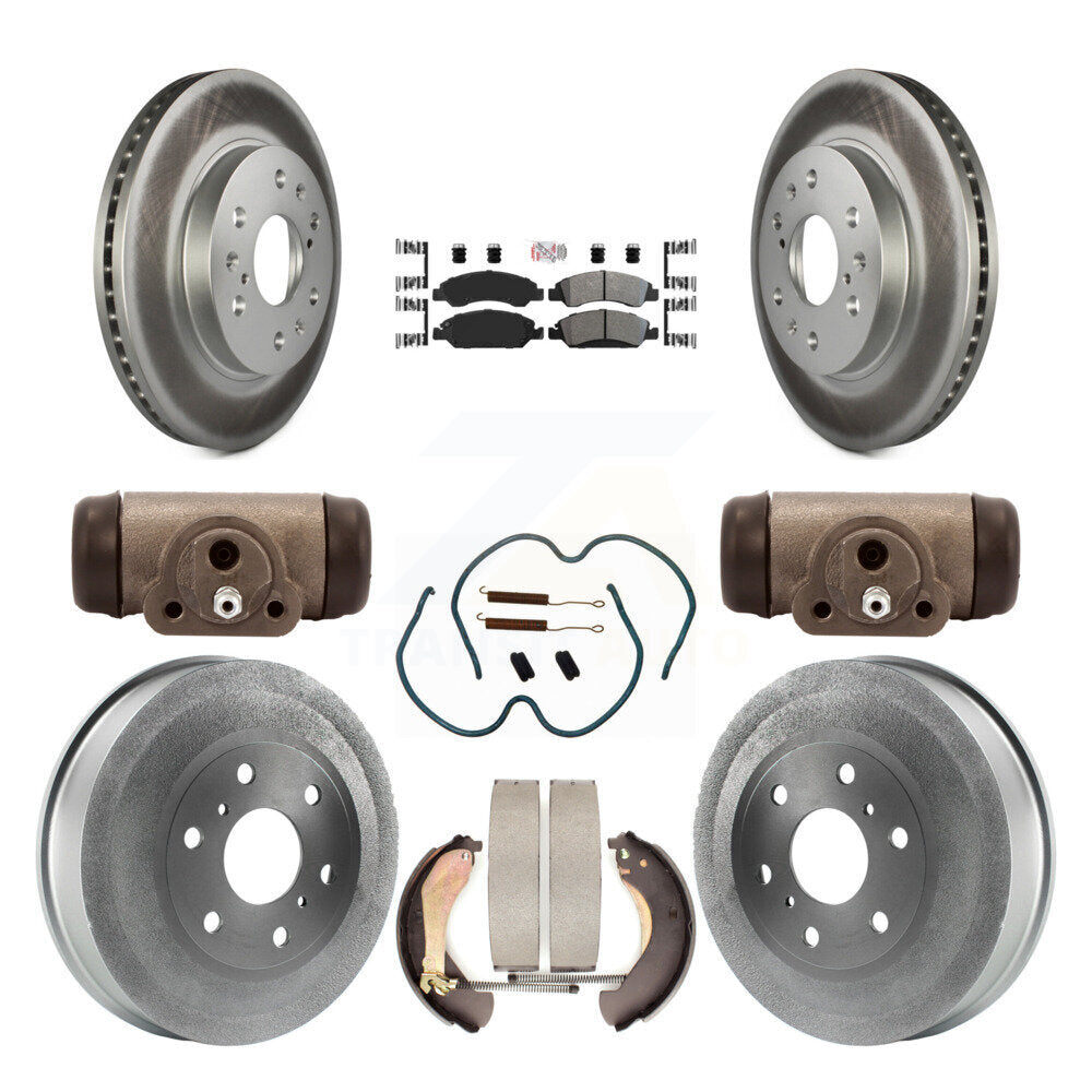 Transit Auto KGA-104508 Disc Brake Kit for 2009 Chevrolet Silverado 1500, GMC Sierra 1500 - Front and Rear