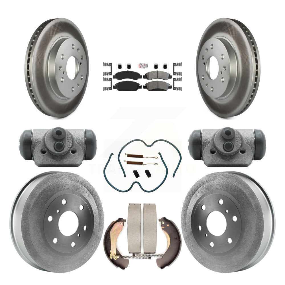 Transit Auto KGA-104509 Disc Brake Kit for 2009 Chevrolet Silverado 1500, GMC Sierra 1500 - Front and Rear