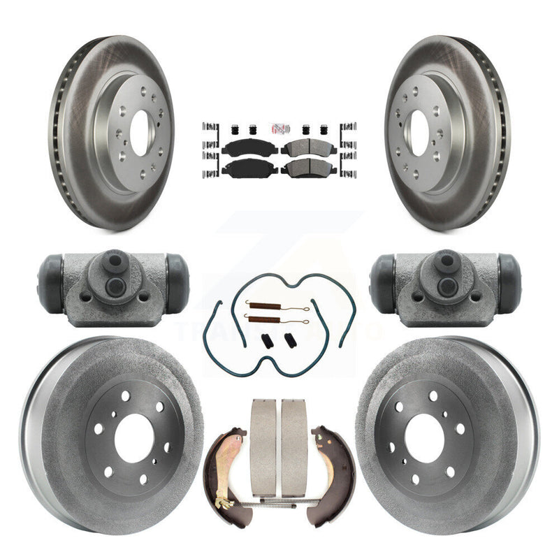 Transit Auto KGA-104509 Disc Brake Kit for 2009 Chevrolet Silverado 1500, GMC Sierra 1500 - Front and Rear