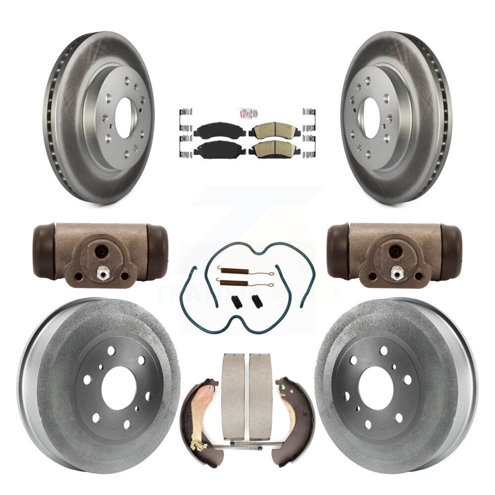 Transit Auto KGA-104510 Disc Brake Kit for 2009 Chevrolet Silverado 1500, GMC Sierra 1500 - Front and Rear