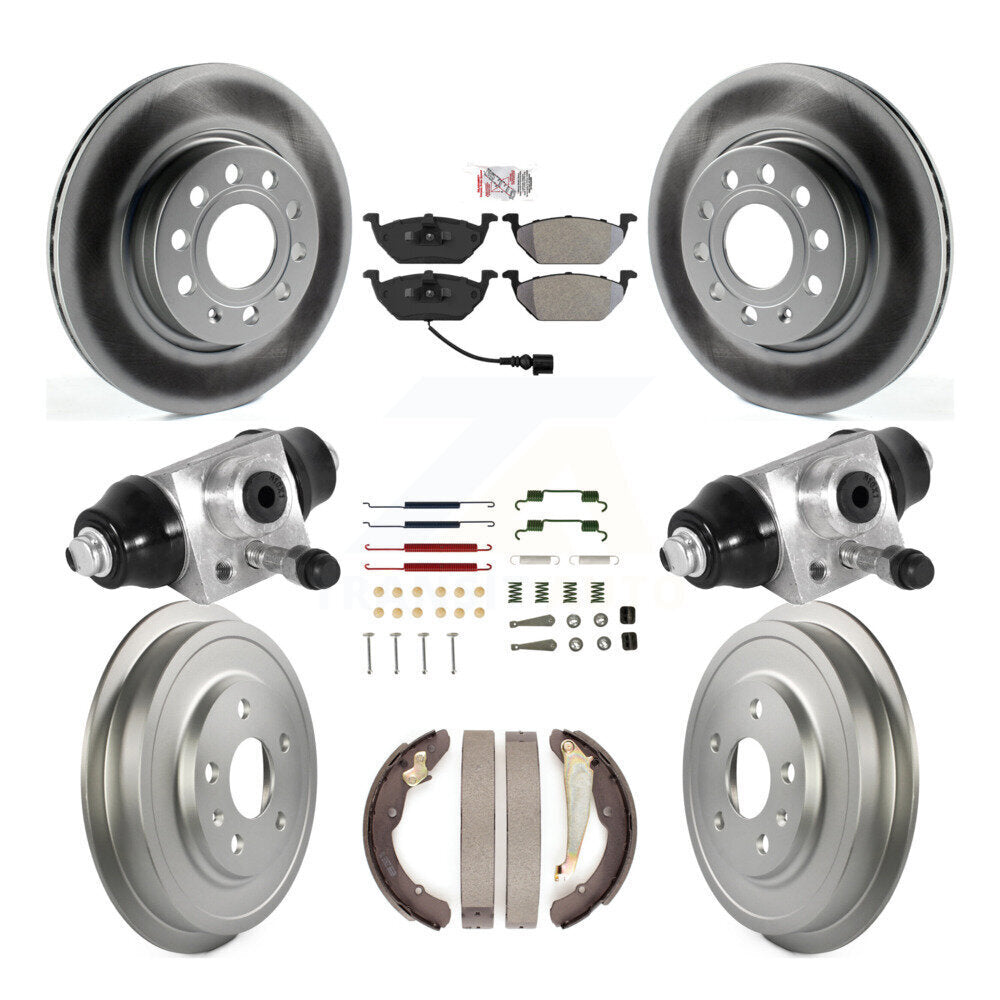 Transit Auto KGA-104518 Disc Brake Kit for 2011-2012 Volkswagen Jetta - Front and Rear
