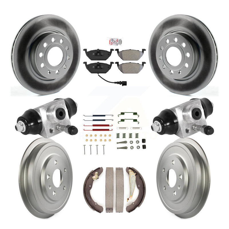 Transit Auto KGA-104518 Disc Brake Kit for 2011-2012 Volkswagen Jetta - Front and Rear