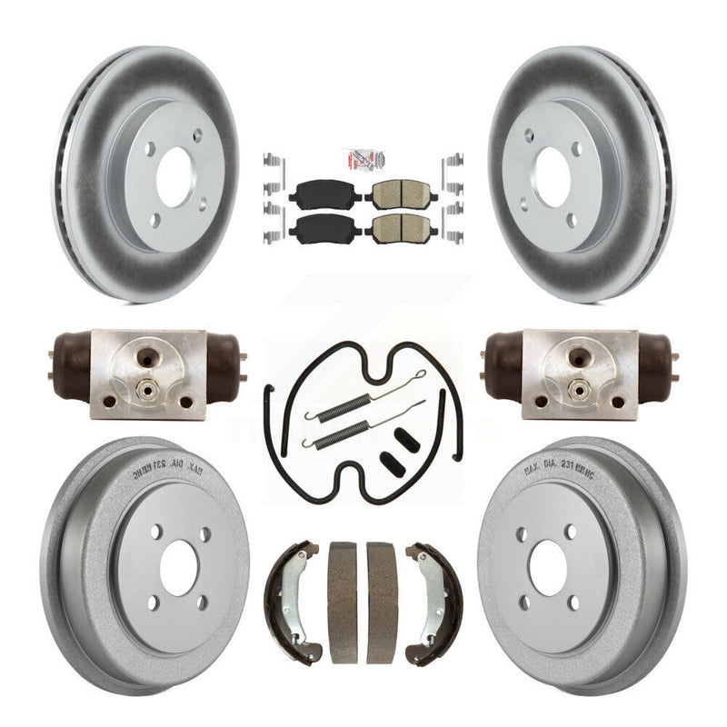 Transit Auto KGA-104521 Disc Brake Kit for 2003 Saturn Ion - Front and Rear