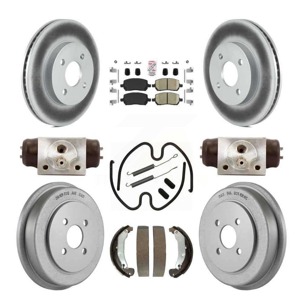 Transit Auto KGA-104522 Disc Brake Kit for 2003 Saturn Ion - Front and Rear