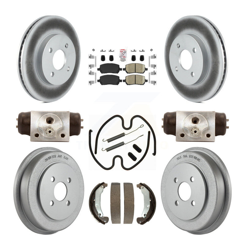 Transit Auto KGA-104522 Disc Brake Kit for 2003 Saturn Ion - Front and Rear