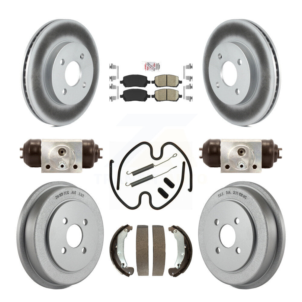 Transit Auto KGA-104523 Disc Brake Kit for 2003-2008 Pontiac G5, Chevrolet Cobalt and More - Front and Rear
