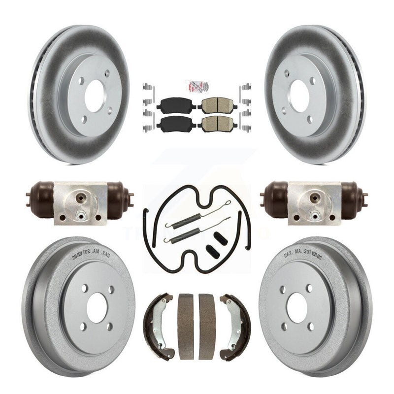Transit Auto KGA-104523 Disc Brake Kit for 2003-2008 Pontiac G5, Chevrolet Cobalt and More - Front and Rear
