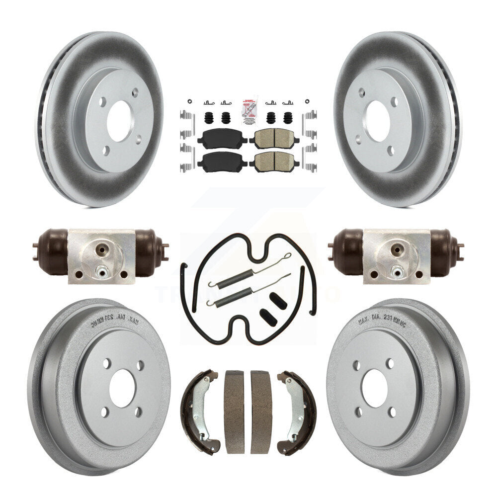 Transit Auto KGA-104524 Disc Brake Kit for 2003-2008 Pontiac G5, Chevrolet Cobalt and More - Front and Rear