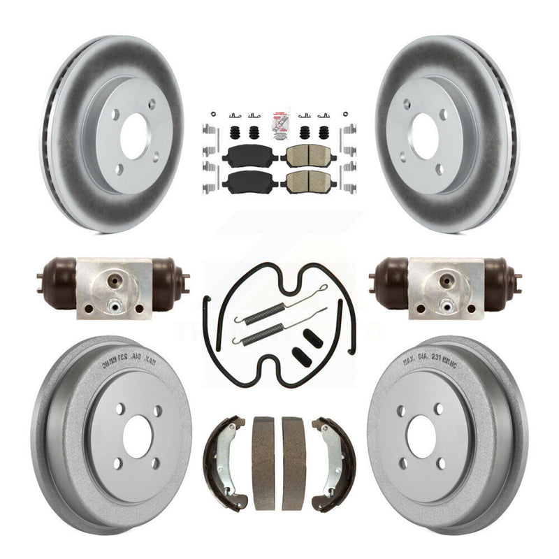 Transit Auto KGA-104524 Disc Brake Kit for 2003-2008 Pontiac G5, Chevrolet Cobalt and More - Front and Rear