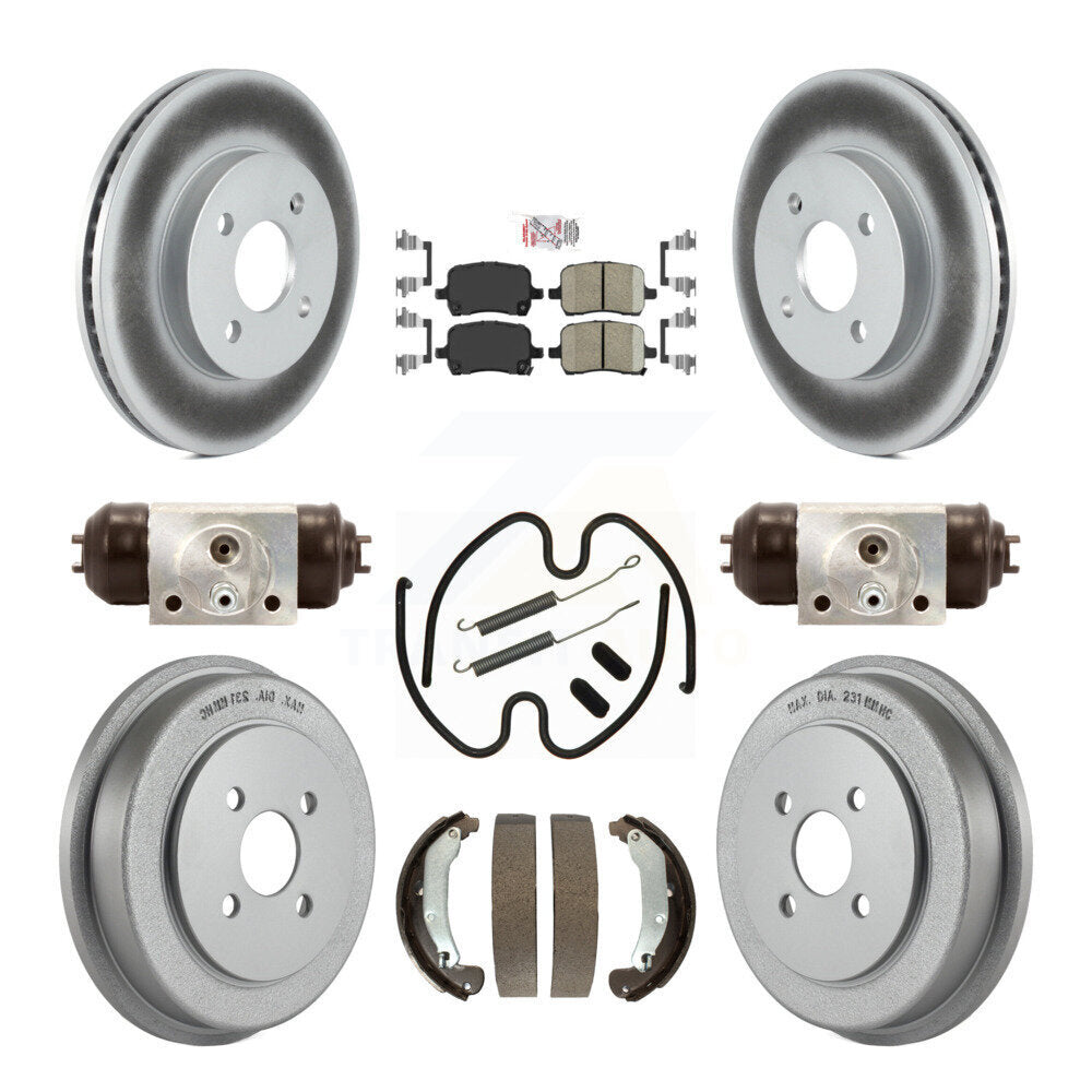 Transit Auto KGA-104525 Disc Brake Kit for 2007-2008 Pontiac G5 - Front and Rear