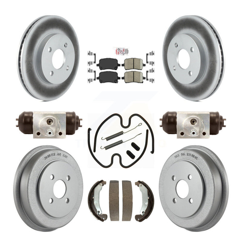 Transit Auto KGA-104525 Disc Brake Kit for 2007-2008 Pontiac G5 - Front and Rear