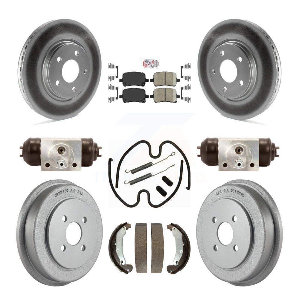 Transit Auto KGA-104528 Disc Brake Kit for 2006 Pontiac Pursuit - Front and Rear