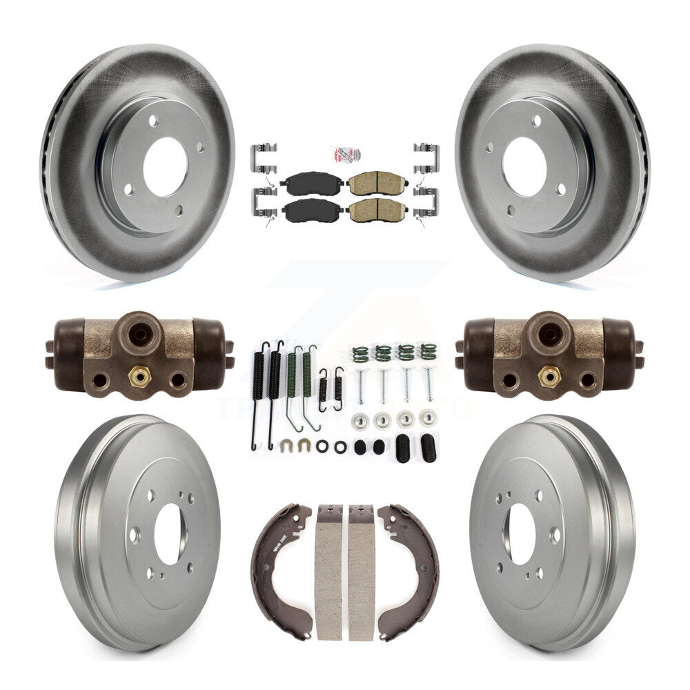 Transit Auto KGA-104537 Disc Brake Kit for 2007-2014 Nissan Cube, Nissan Sentra - Front and Rear
