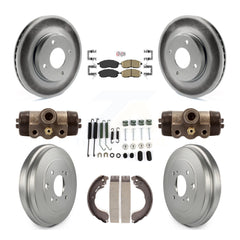 Transit Auto KGA-104537 Disc Brake Kit for 2007-2014 Nissan Cube, Nissan Sentra - Front and Rear
