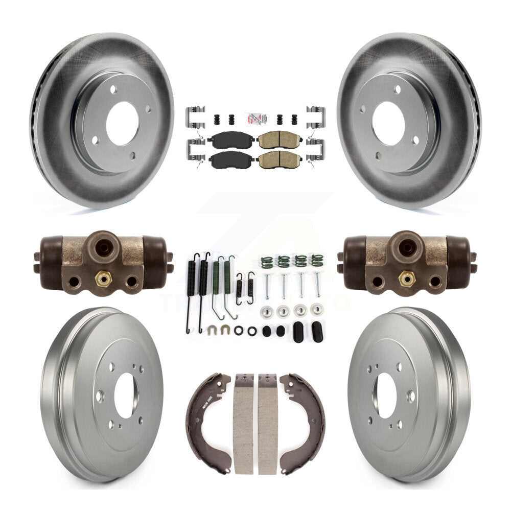 Transit Auto KGA-104538 Disc Brake Kit for 2007-2014 Nissan Cube, Nissan Sentra - Front and Rear