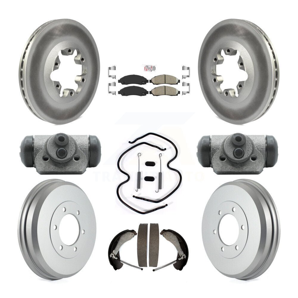 Transit Auto KGA-104540 Disc Brake Kit for 2004-2008 Isuzu i-290, Isuzu i-370 and More - Front and Rear