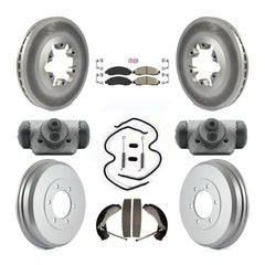 Transit Auto KGA-104540 Disc Brake Kit for 2004-2008 Isuzu i-290, Isuzu i-370 and More - Front and Rear