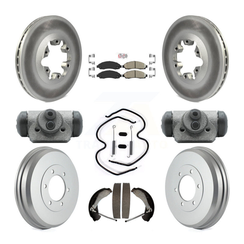 Transit Auto KGA-104540 Disc Brake Kit for 2004-2008 Isuzu i-290, Isuzu i-370 and More - Front and Rear
