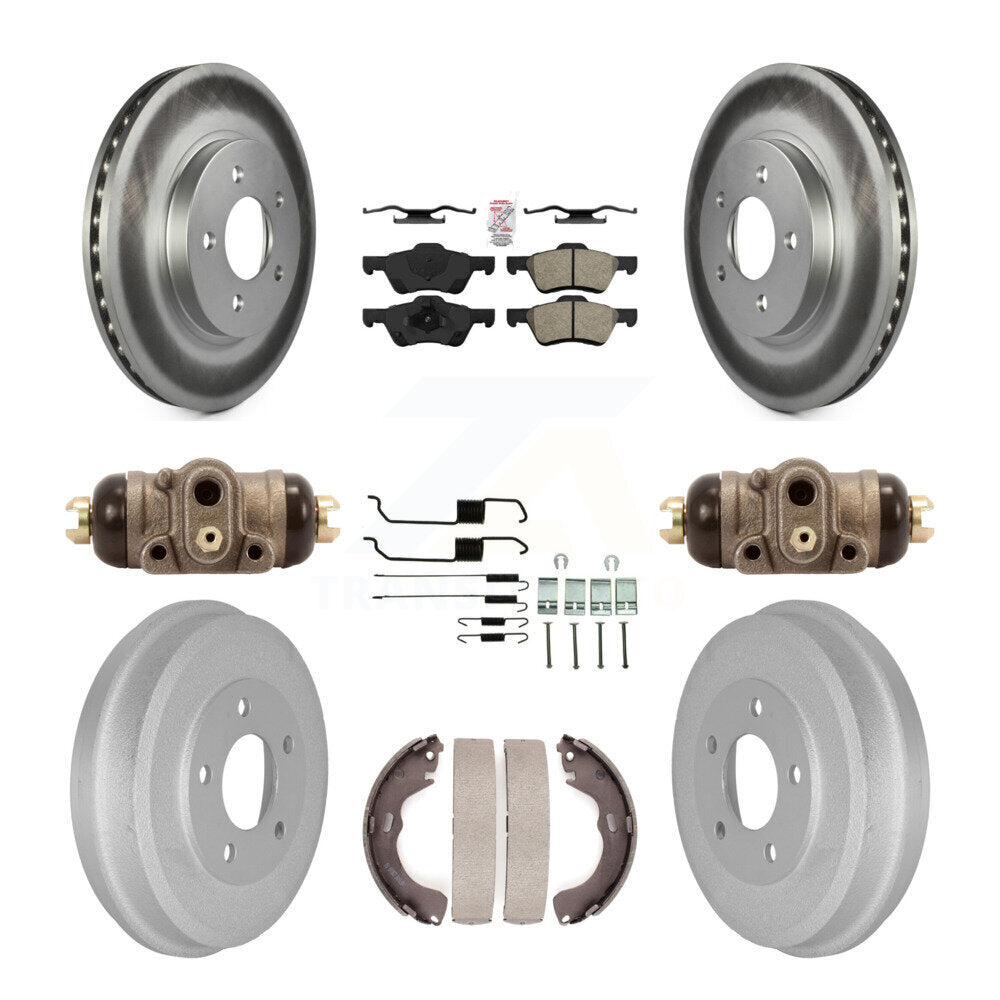 Transit Auto KGA-104543 Disc Brake Kit for 2005-2007 Ford Escape, Mercury Mariner - Front and Rear