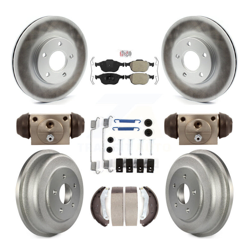 Transit Auto KGA-104546 Disc Brake Kit for 2010-2013 Ford Transit Connect - Front and Rear