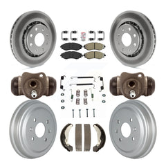 Transit Auto KGA-104557 Disc Brake Kit for 2004-2015 Chevrolet Spark, Pontiac G3 and More - Front and Rear