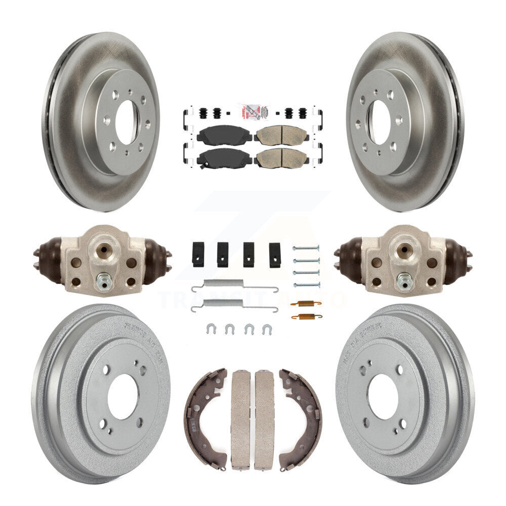 Transit Auto KGA-104558 Disc Brake Kit for 2010-2014 Honda Insight - Front and Rear