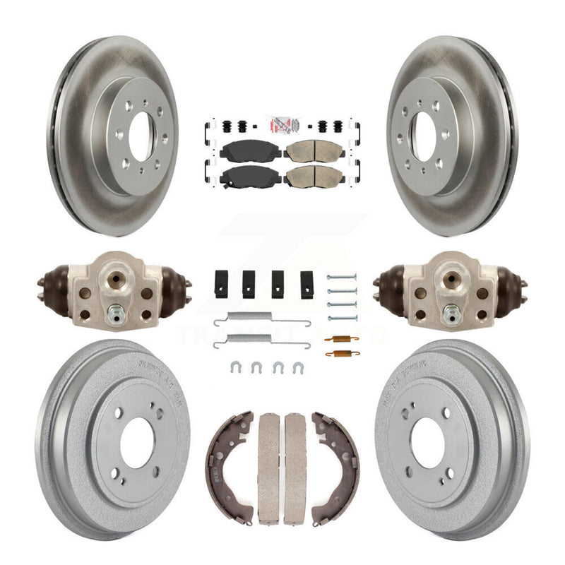 Transit Auto KGA-104558 Disc Brake Kit for 2010-2014 Honda Insight - Front and Rear