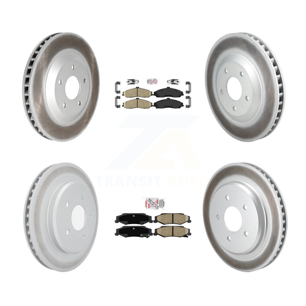Transit Auto KGA-104582 Disc Brake Kit for 1997-2004 Chevrolet Corvette - Front and Rear