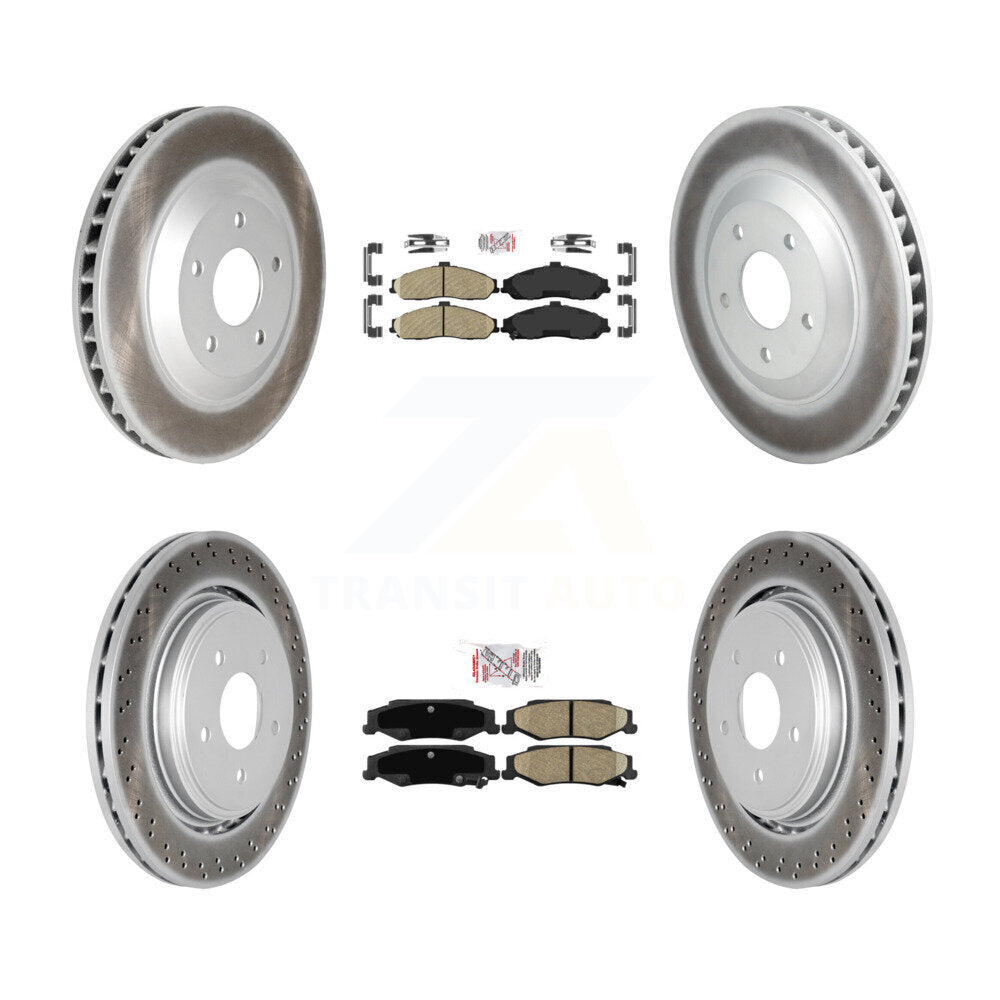 Transit Auto KGA-104585 Disc Brake Kit for 2008 Cadillac XLR - Front and Rear