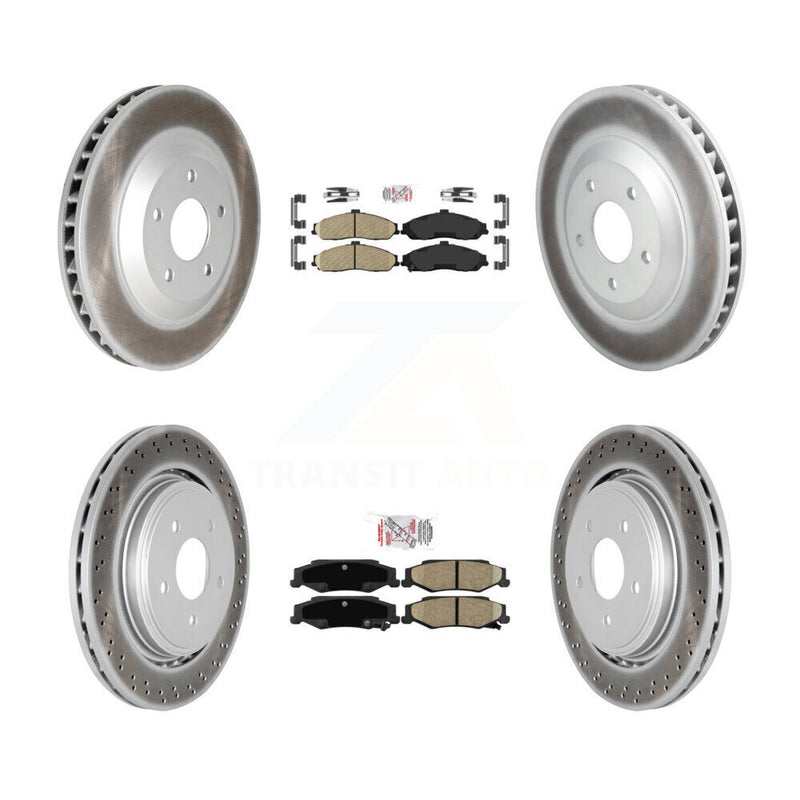 Transit Auto KGA-104585 Disc Brake Kit for 2008 Cadillac XLR - Front and Rear