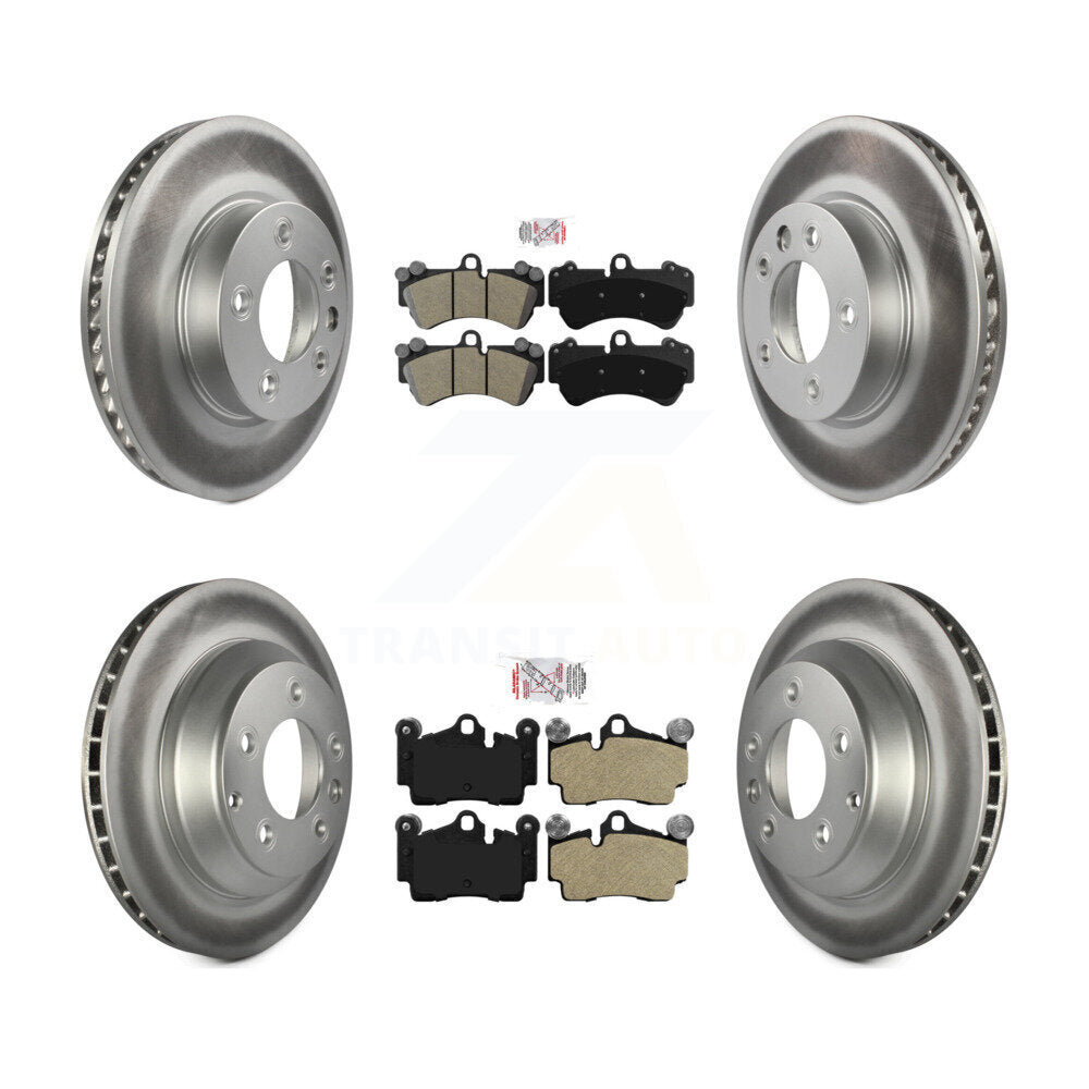 Transit Auto KGA-104586 Disc Brake Kit for 2004-2005 Volkswagen Touareg - Front and Rear