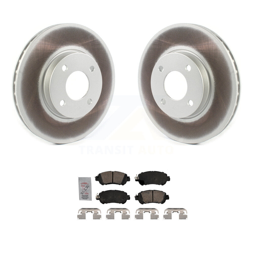 Transit Auto KGA-104610 Disc Brake Kit for 2018-2024 Nissan Kicks, Nissan Versa - Front