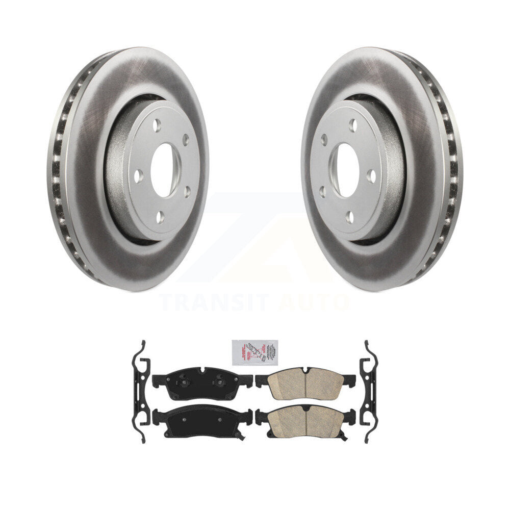 Transit Auto KGA-104612 Disc Brake Kit for 2011-2023 Dodge Durango, Jeep Grand Cherokee - Front