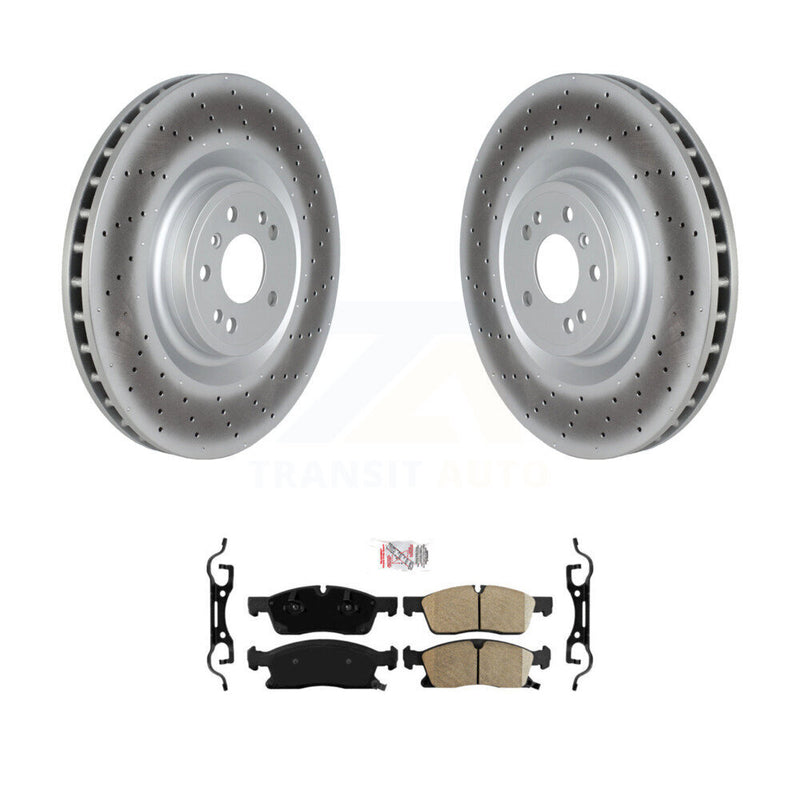 Transit Auto KGA-104628 Disc Brake Kit for 2012-2019 Mercedes-Benz GLE400, Mercedes-Benz GLS450 and More - Front