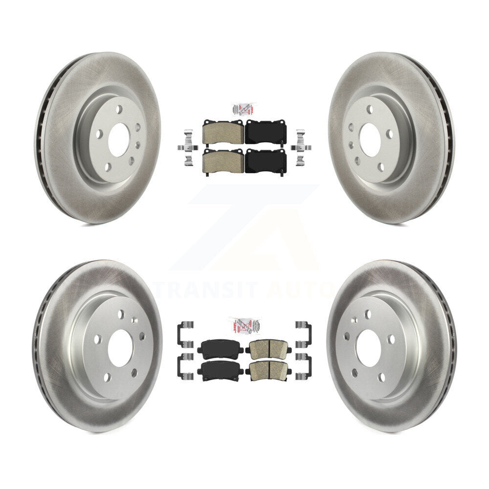 Transit Auto KGA-104739 Disc Brake Kit for 2013-2019 Cadillac XTS - Front and Rear