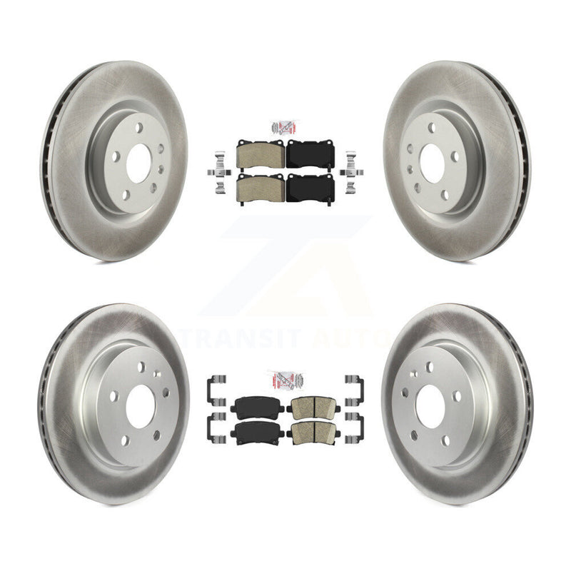 Transit Auto KGA-104739 Disc Brake Kit for 2013-2019 Cadillac XTS - Front and Rear